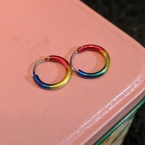 ✨ 5 for $25 ✨ Rainbow Hoops